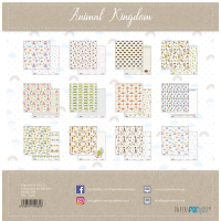 Papers For You Animal Kingdom Scrap Paper Pack (12pcs) (PFY-1265)